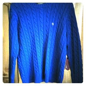 Ralph Lauren women's cable knit sweater